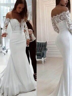 White wedding dress